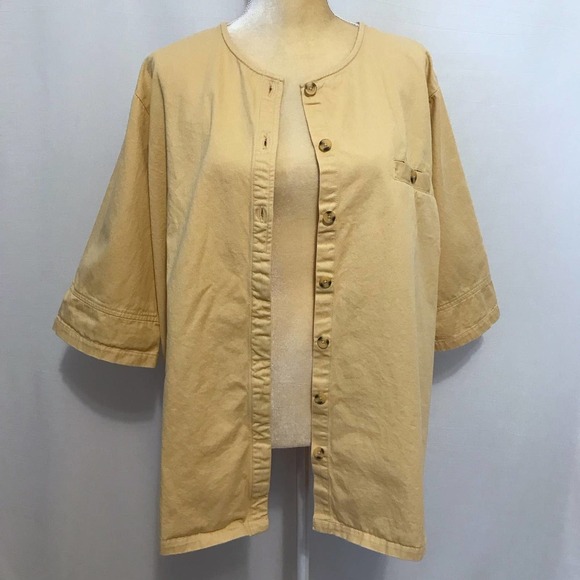 Denim & Co. Button Down Blouse Women 1X - Picture 11 of 13
